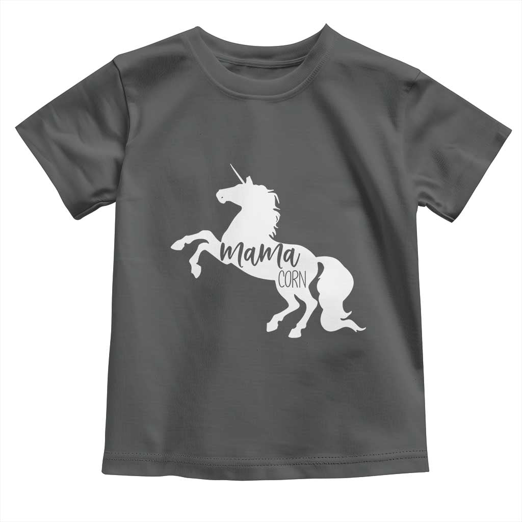 Funny Mama Unicorn Toddler T Shirt Mamacorn Mommy Mother's Day
