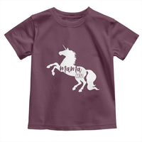 Funny Mama Unicorn Toddler T Shirt Mamacorn Mommy Mother's Day
