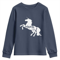 Funny Mama Unicorn Youth Sweatshirt Mamacorn Mommy Mother's Day