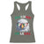 Funny Relax Gringo I'm Legal Racerback Tank Top Cinco De Mayo Mexican Immigrant Bald Eagle