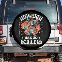 Funny America Has No King 8647 Spare Tire Cover Vintage Boho Orange Tiger