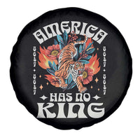 Funny America Has No King 8647 Spare Tire Cover Vintage Boho Orange Tiger