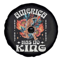 Funny America Has No King 8647 Spare Tire Cover Vintage Boho Orange Tiger
