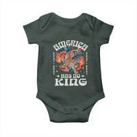 Funny America Has No King 8647 Baby Onesie Vintage Boho Orange Tiger