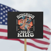 Funny America Has No King 8647 Protest Sign Vintage Boho Orange Tiger - Wonder Print Shop