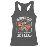 Funny America Has No King 8647 Racerback Tank Top Vintage Boho Orange Tiger