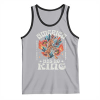Funny America Has No King 8647 Tank Top Vintage Boho Orange Tiger