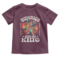 Funny America Has No King 8647 Toddler T Shirt Vintage Boho Orange Tiger
