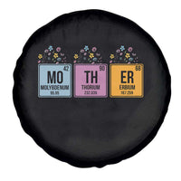 Funny Chemist Mom Spare Tire Cover Mother Flowers Periodic Table