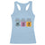 Funny Chemist Mom Racerback Tank Top Mother Flowers Periodic Table