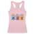 Funny Chemist Mom Racerback Tank Top Mother Flowers Periodic Table