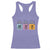 Funny Chemist Mom Racerback Tank Top Mother Flowers Periodic Table