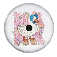Funny Silly Mama Goose Spare Tire Cover Boho Flower Mother's Day