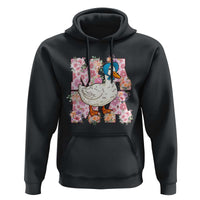 Funny Silly Mama Goose Hoodie Boho Flower Mother's Day