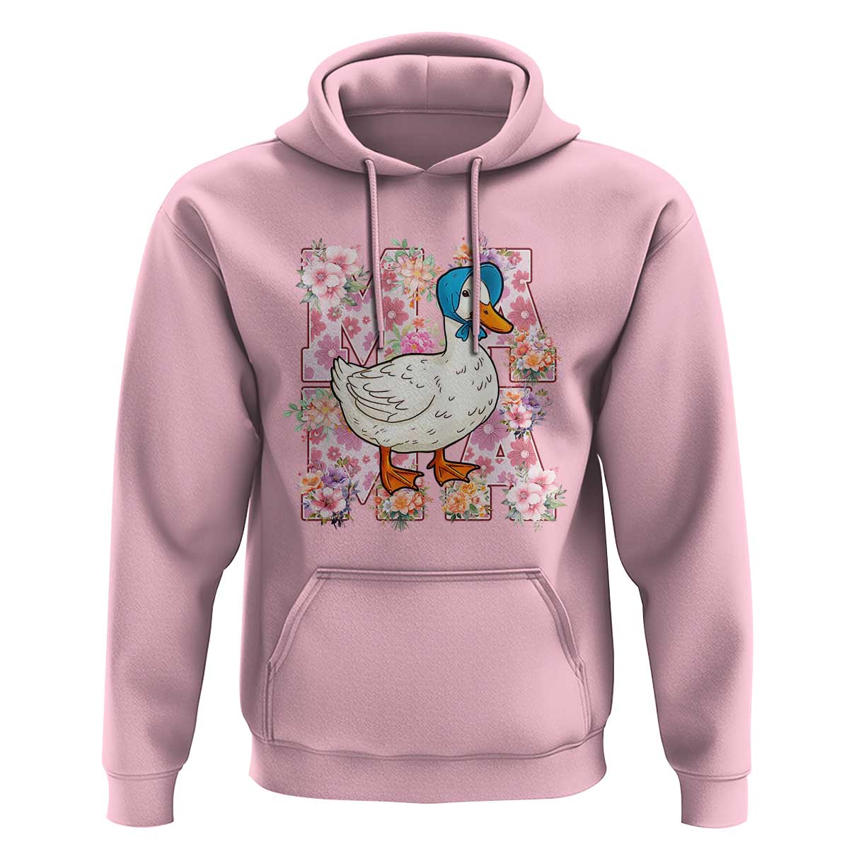 Funny Silly Mama Goose Hoodie Boho Flower Mother's Day