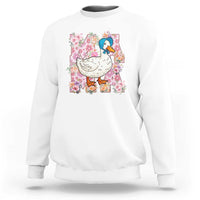Funny Silly Mama Goose Sweatshirt Boho Flower Mother's Day