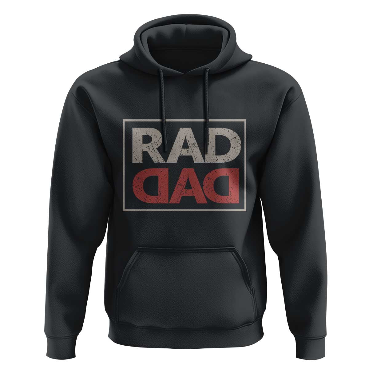 Rad Dad Hoodie Father's Day Vintage - Wonder Print Shop