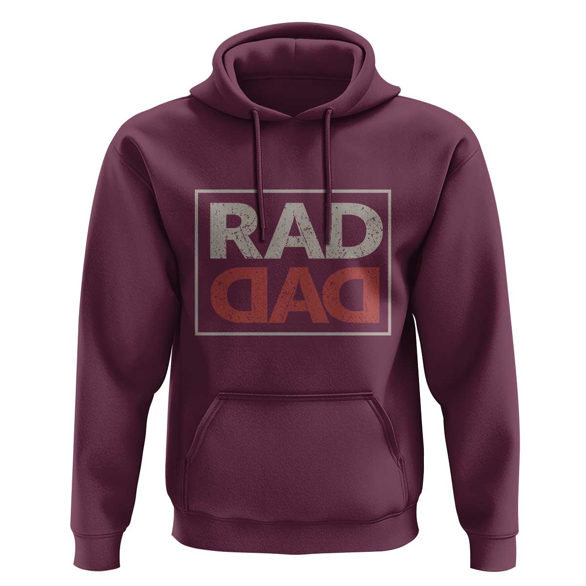 Rad Dad Hoodie Father's Day Vintage - Wonder Print Shop