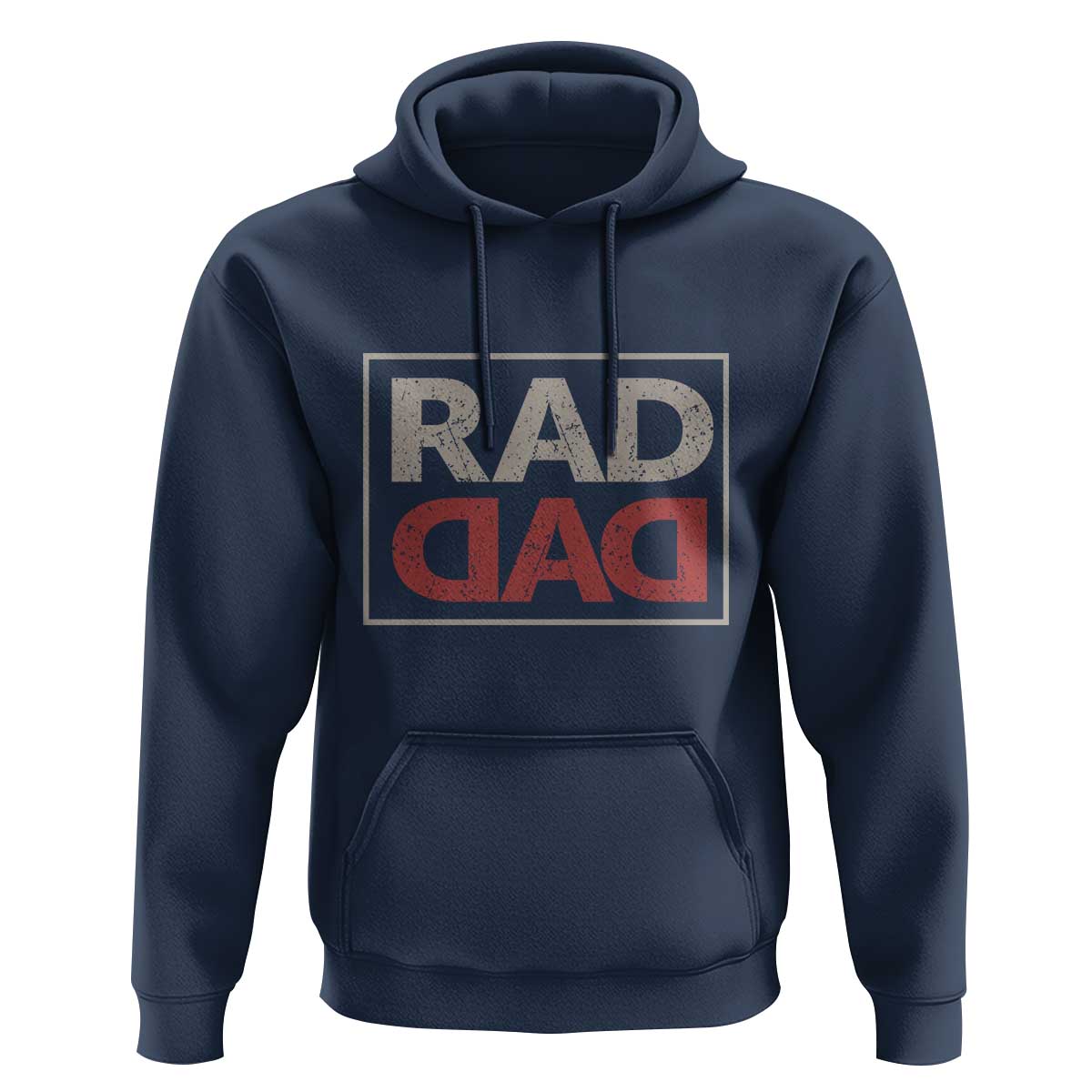 Rad Dad Hoodie Father's Day Vintage - Wonder Print Shop