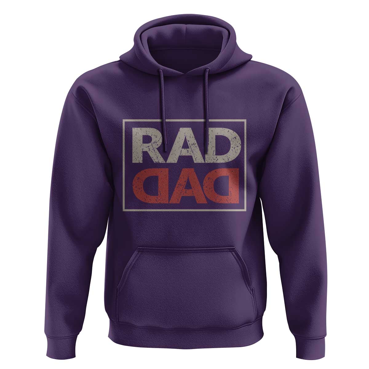Rad Dad Hoodie Father's Day Vintage - Wonder Print Shop