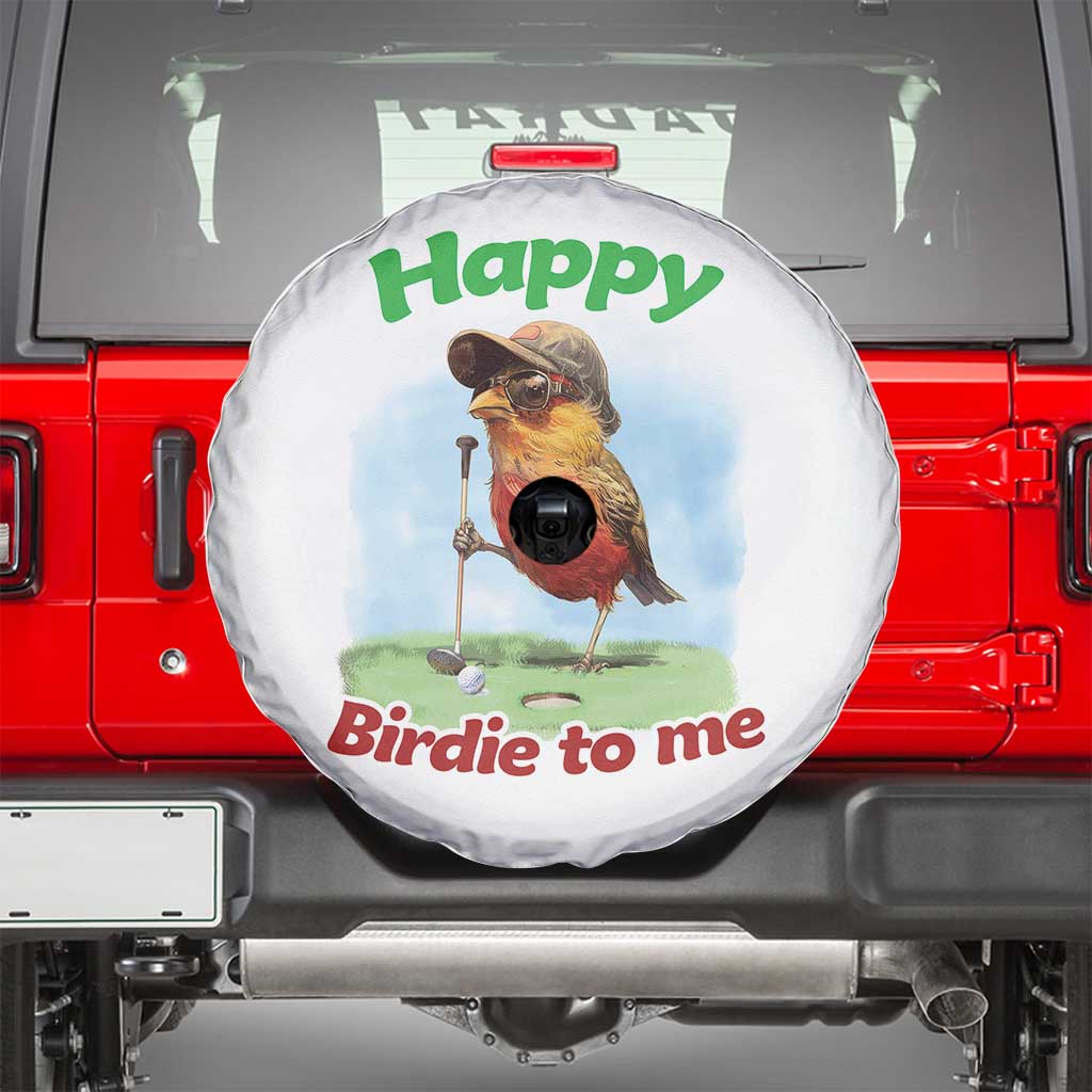 Funny Golf Birthday Spare Tire Cover Happy Birdie To Me Golf Player - Wonder Print Shop