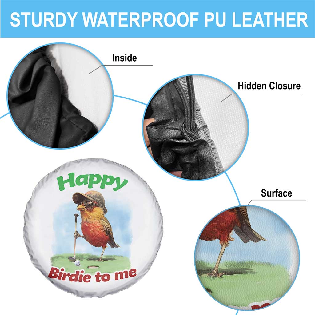 Funny Golf Birthday Spare Tire Cover Happy Birdie To Me Golf Player - Wonder Print Shop
