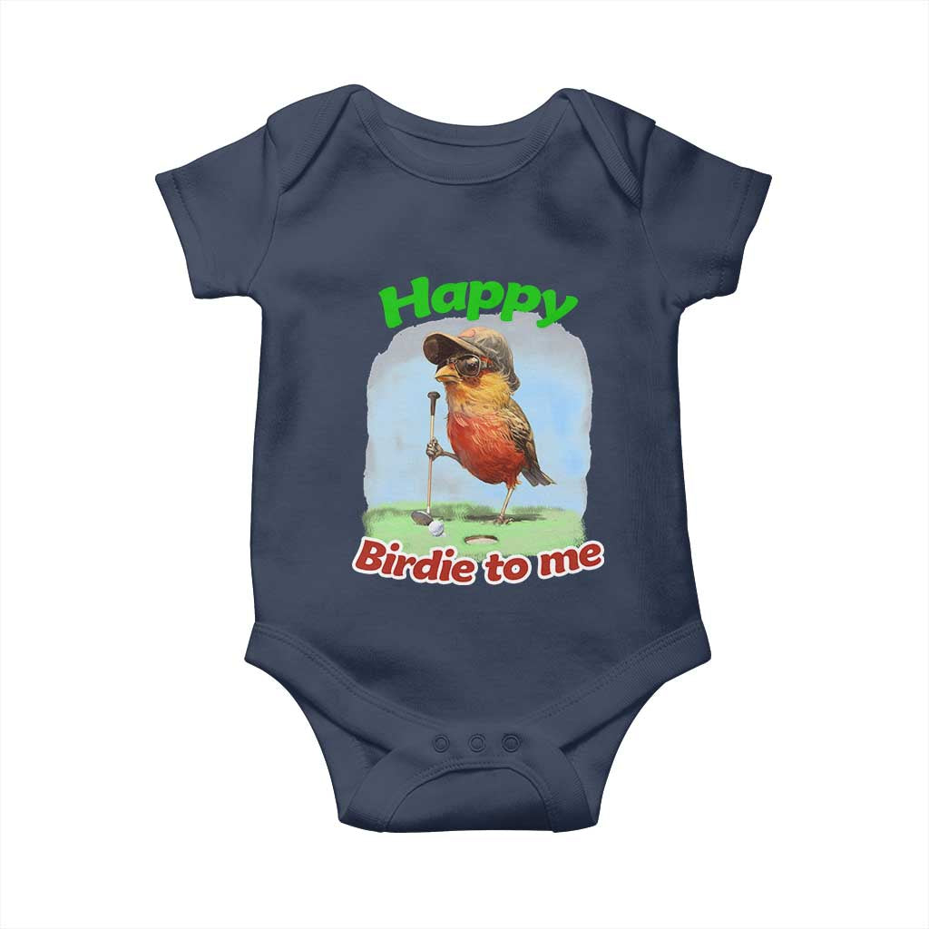 Funny Golf Birthday Baby Onesie Happy Birdie To Me Golf Player - Wonder Print Shop