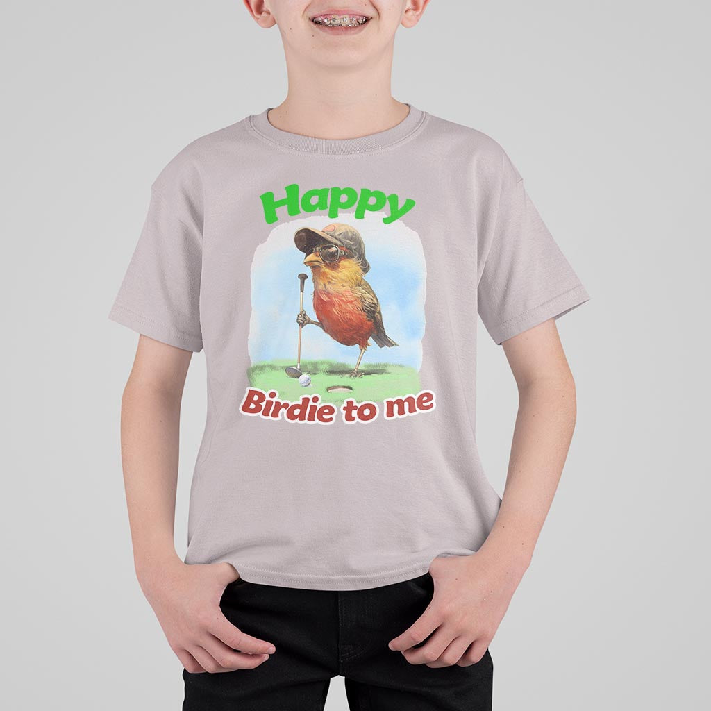 Funny Golf Birthday T Shirt For Kid Happy Birdie To Me Golf Player - Wonder Print Shop