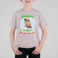 Funny Golf Birthday T Shirt For Kid Happy Birdie To Me Golf Player - Wonder Print Shop