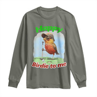 Funny Golf Birthday Long Sleeve Shirt Happy Birdie To Me Golf Player - Wonder Print Shop