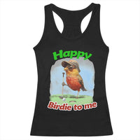 Funny Golf Birthday Racerback Tank Top Happy Birdie To Me Golf Player - Wonder Print Shop