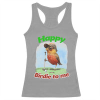 Funny Golf Birthday Racerback Tank Top Happy Birdie To Me Golf Player - Wonder Print Shop