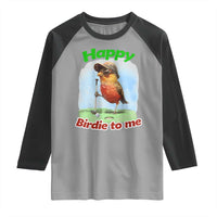 Funny Golf Birthday Raglan Shirt Happy Birdie To Me Golf Player - Wonder Print Shop