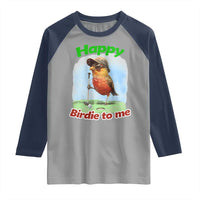 Funny Golf Birthday Raglan Shirt Happy Birdie To Me Golf Player - Wonder Print Shop
