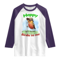 Funny Golf Birthday Raglan Shirt Happy Birdie To Me Golf Player - Wonder Print Shop