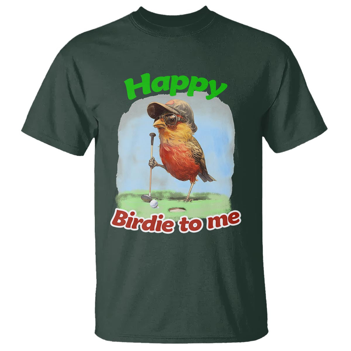 Funny Golf Birthday T Shirt Happy Birdie To Me Golf Player - Wonder Print Shop