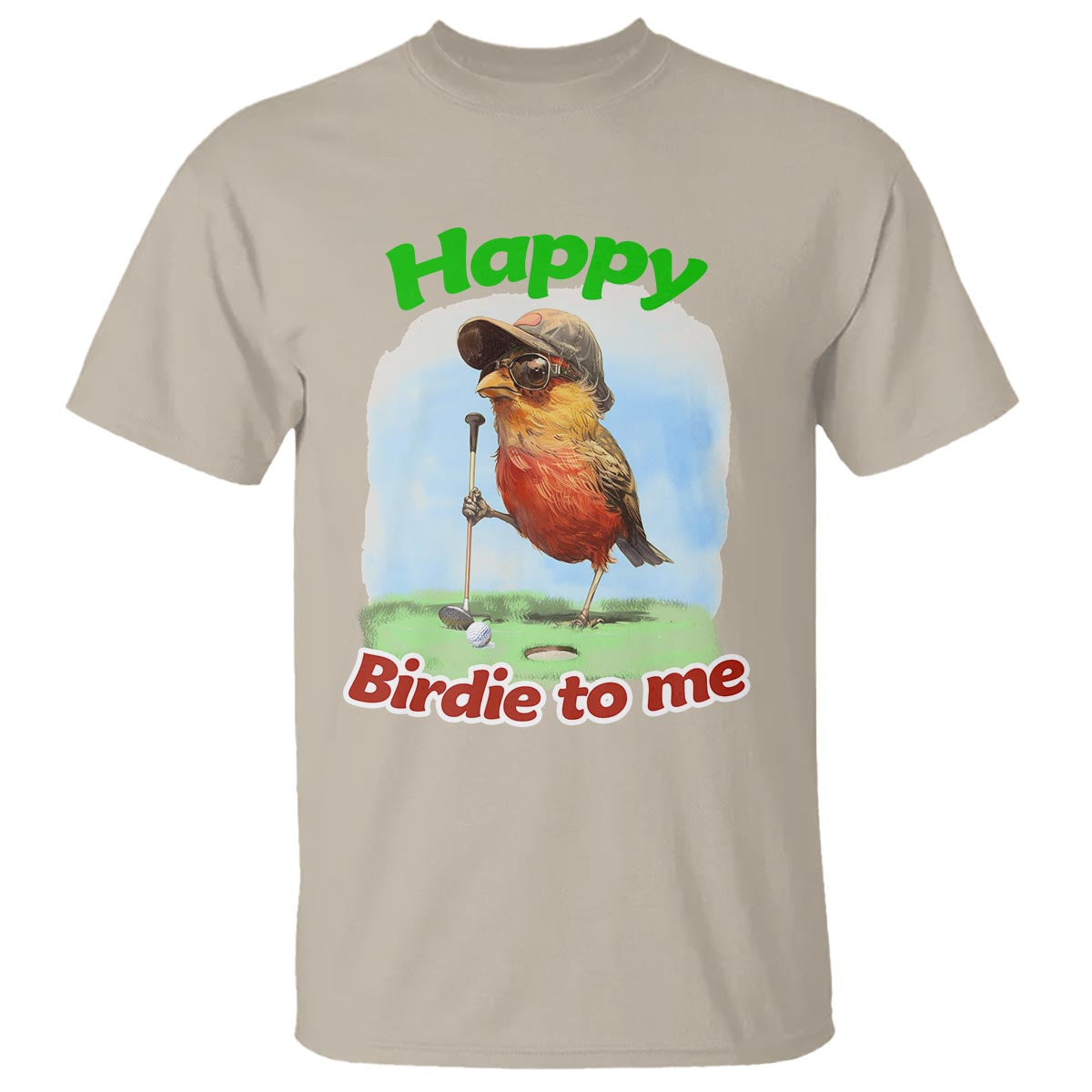 Funny Golf Birthday T Shirt Happy Birdie To Me Golf Player - Wonder Print Shop