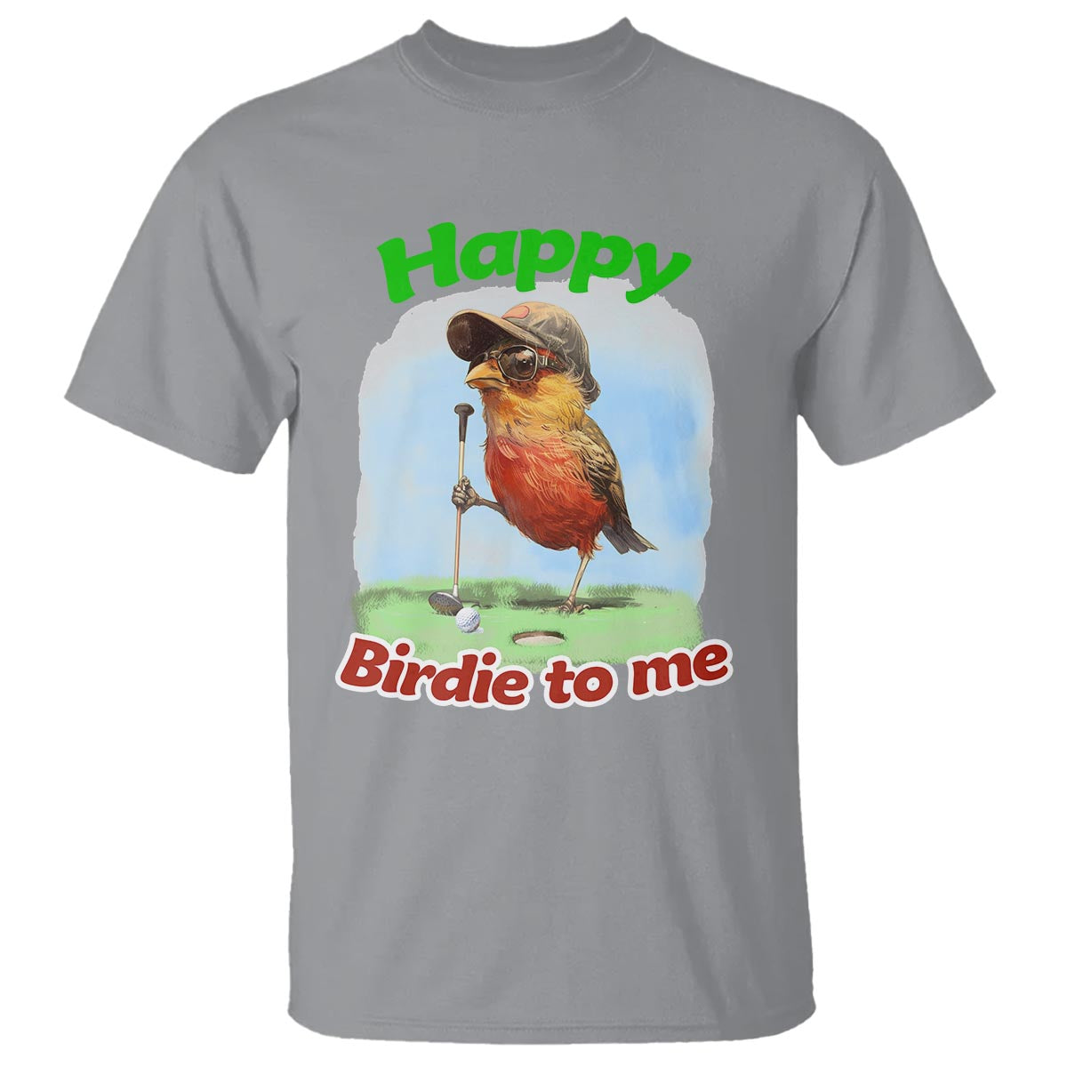 Funny Golf Birthday T Shirt Happy Birdie To Me Golf Player - Wonder Print Shop