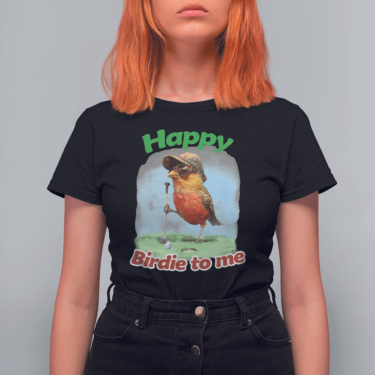 Funny Golf Birthday T Shirt For Women Happy Birdie To Me Golf Player - Wonder Print Shop