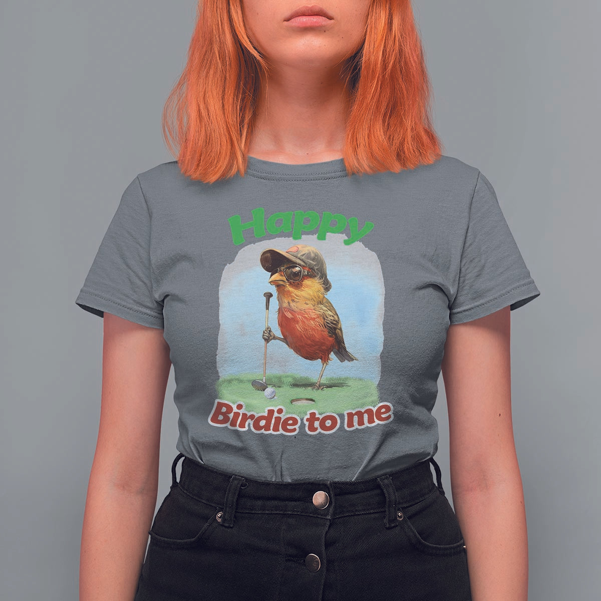 Funny Golf Birthday T Shirt For Women Happy Birdie To Me Golf Player - Wonder Print Shop