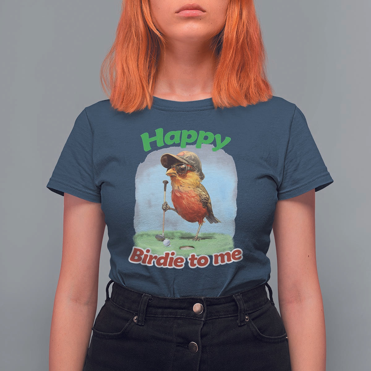 Funny Golf Birthday T Shirt For Women Happy Birdie To Me Golf Player - Wonder Print Shop