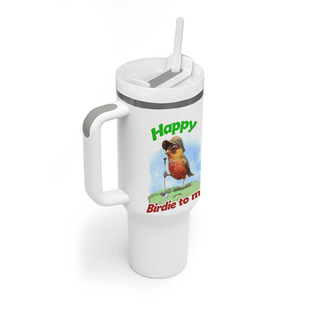 Funny Golf Birthday Tumbler With Handle Happy Birdie To Me Golf Player - Wonder Print Shop