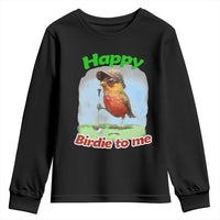Funny Golf Birthday Youth Sweatshirt Happy Birdie To Me Golf Player - Wonder Print Shop