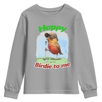 Funny Golf Birthday Youth Sweatshirt Happy Birdie To Me Golf Player - Wonder Print Shop