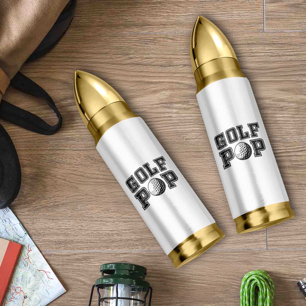 Golf Dad Bullet Tumbler Golf Pop Master Father's Day - Wonder Print Shop