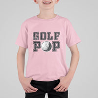 Golf Dad T Shirt For Kid Golf Pop Master Father's Day - Wonder Print Shop