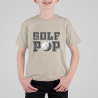 Golf Dad T Shirt For Kid Golf Pop Master Father's Day - Wonder Print Shop