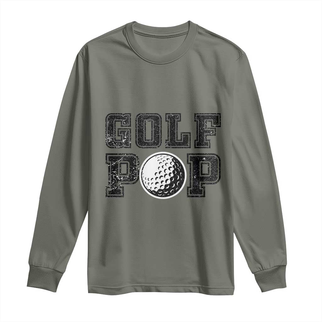 Golf Dad Long Sleeve Shirt Golf Pop Master Father's Day - Wonder Print Shop