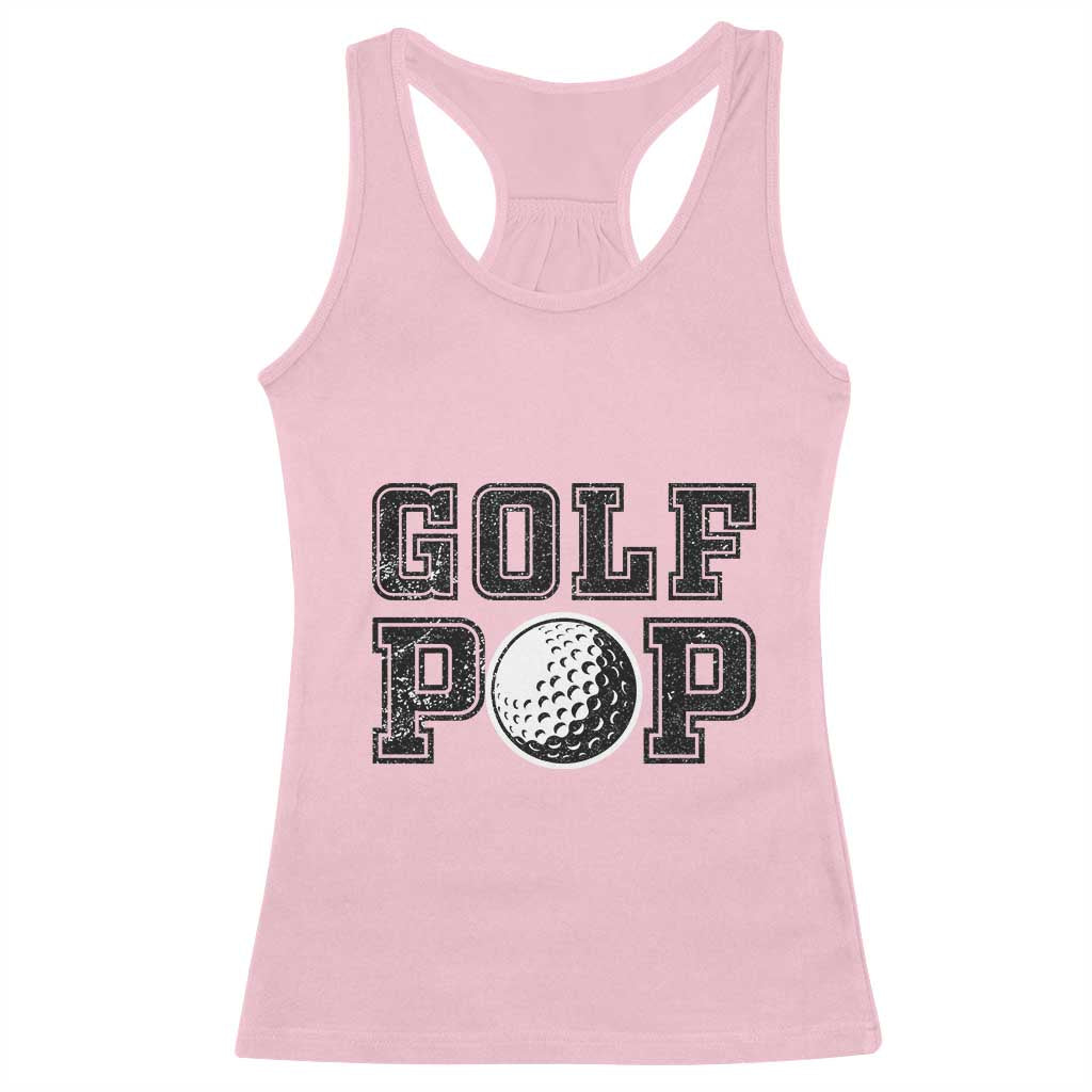 Golf Dad Racerback Tank Top Golf Pop Master Father's Day - Wonder Print Shop