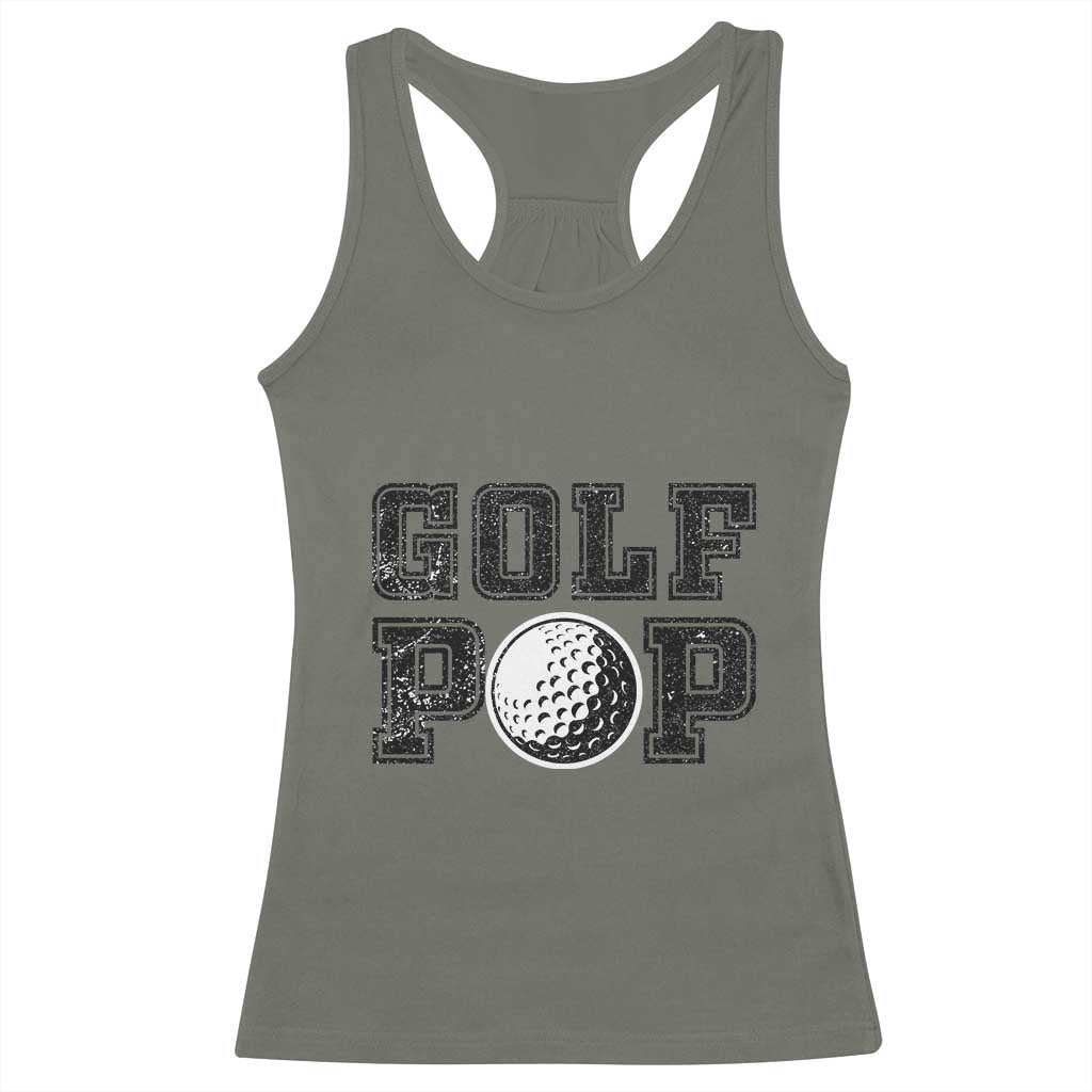 Golf Dad Racerback Tank Top Golf Pop Master Father's Day - Wonder Print Shop